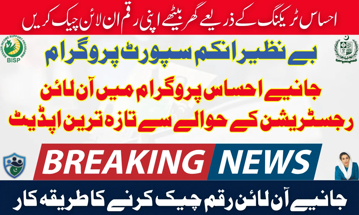 Ehsaas Tracking Pass Gov PK 8171 Online Registration 2025