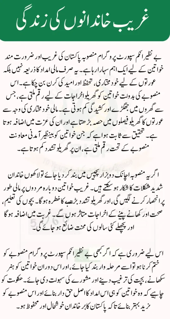 IPV & BISP Cash Transfers 2025 Consequences of Unexpected Suspension