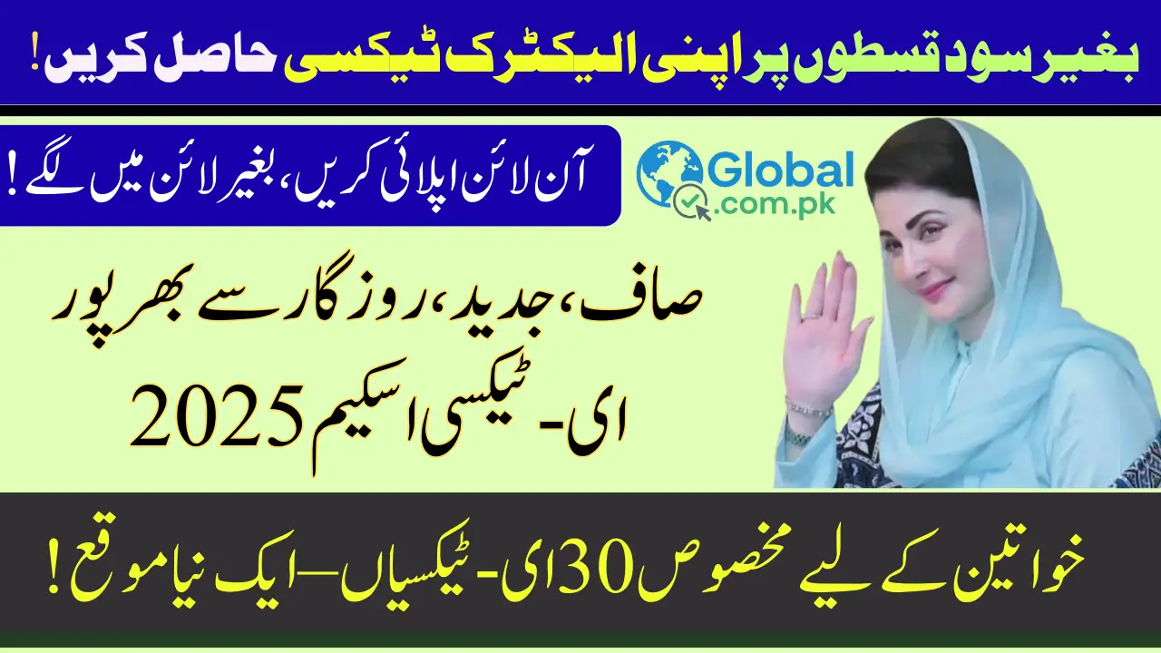 CM Punjab E-Taxi Scheme 2025 Online Application via PITB Portal